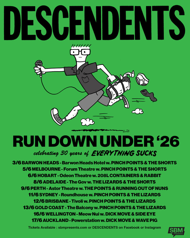 DESCENDENTS – Run Down Under Tour